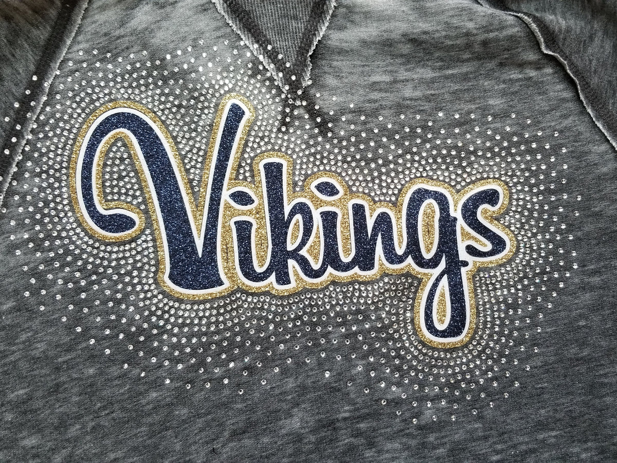 Hopewell Vikings Spectacular Bling Rhinestone Design – GrandChampBows