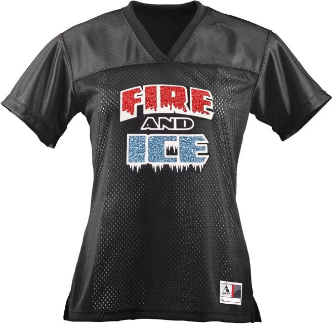 Fire & Ice Replica Football Jersey in Girls & Ladies Fitted Size