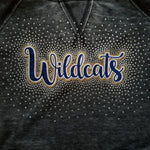 Wildcats Spectacular Glitter and Rhinestone Design