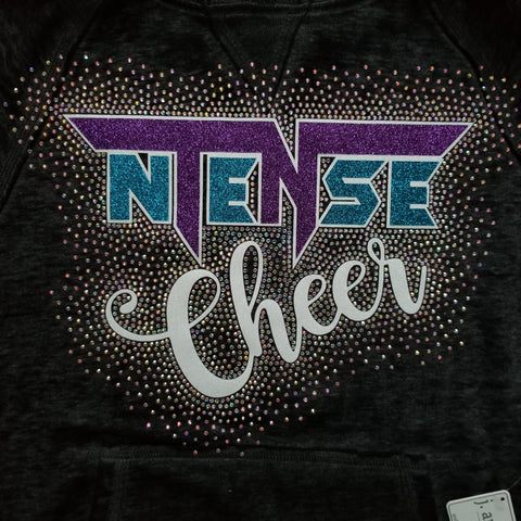 NTense Cheer Spectacular Bling Rhinestone Design