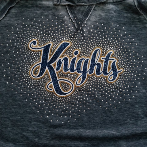 Knights Spectacular Glitter and Rhinestone Design