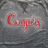 Cougars Spectacular Glitter and Rhinestone Design