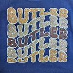 Repeating Butler BAMFL Glitter and Bling Rhinestone Design (CLICK TO CHOOSE YOUR SHIRT)