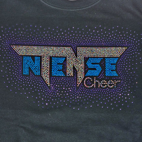 NTense Cheer 3 Color Rhinestone Design