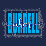 Burrell Bucs Cheer through Burrell Glitter and Rhinestone Design (Click to select shirt)