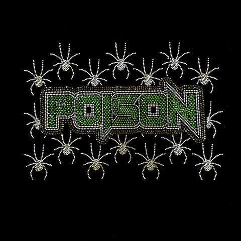 Pittsburgh Poison Spider Repeat Rhinestone Design - CLICK TO SELECT SHIRT