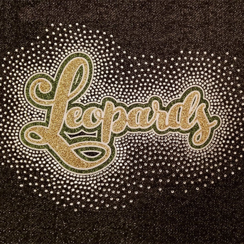 Leopards Spectacular Bling Rhinestone Design