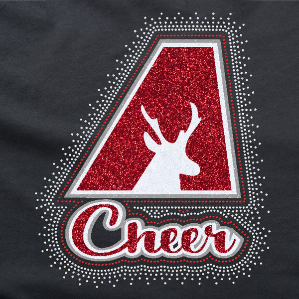 Antelopes Logo Over Cheer Design