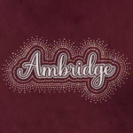 Ambridge Bridgers Script Glitter and Rhinestone Design