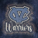 Central Valley Logo Over Warriors Design