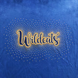 Wildcats Script Design - On Blue