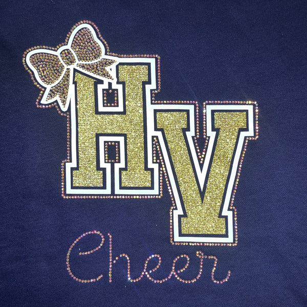HV Over Cheer w/Bow