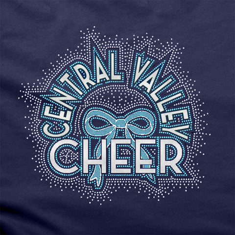 Central Valley Cheer with Bow Design