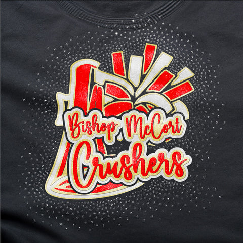 Bishop McCort Crushers Megaphone Design