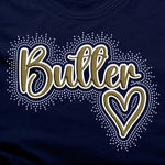 Butler BAMFL Puffy Butler Heart Rhinestone Design (CLICK TO CHOOSE YOUR SHIRT)