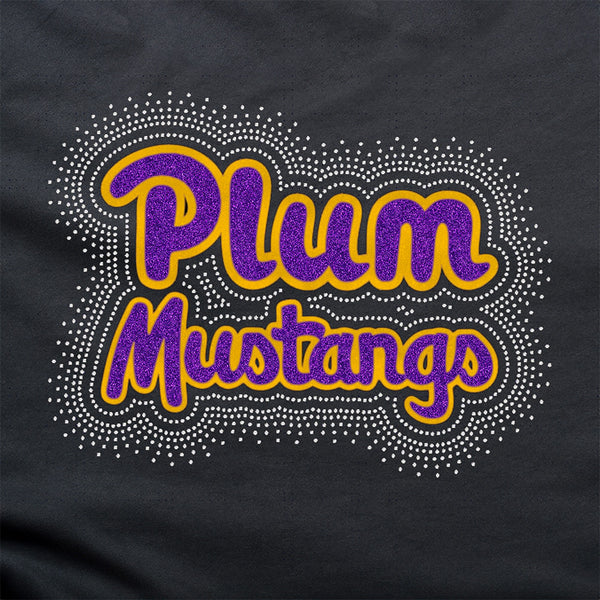 Plum Over Mustangs