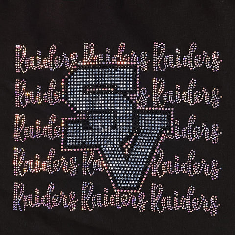 Seneca Valley Raiders Repeating Bling Design