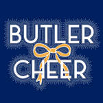 Butler BAMFL Cheer with Bow Rhinestone Design (CLICK TO CHOOSE YOUR SHIRT)