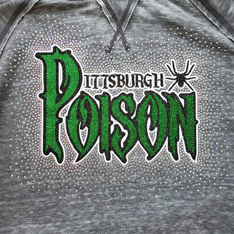 Pittsburgh Poison Spectacular Rhinestone Design - CLICK TO SELECT SHIRT