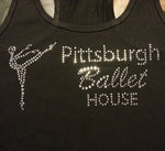 Pittsburgh Ballet House Rhinestone Design