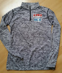Fire & Ice Quarter Zip Long Sleeve Tee in Ladies sizes - GrandChampBows - 2
