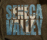 Seneca Valley Logo Knockout Rhinestone Design