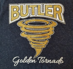 Butler Large Golden Tornado Glitter and Rhinestone Design