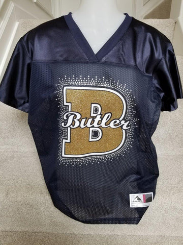 Butler Golden Tornado Replica Football Jersey in Girls & Ladies Fitted Size (RUN SMALL)