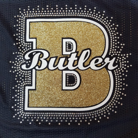 Butler B Glitter and Bling Rhinestone Design