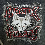 Arctic Foxes Hockey Glitter and Rhinestone Design