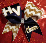 Hopewell Vikings Glitter Cheer Bow