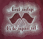 Ambridge Bridgers Colorguard Glitter and Rhinestone Design