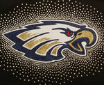 Eagles Mascot Spectacular Bling Rhinestone Design