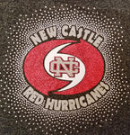 New Castle Red Hurricanes Spectacular Bling Rhinestone Design