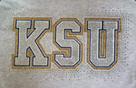 Kent State Golden Eagles KSU Glitter and Bling Rhinestone Design