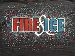 Fire and Ice New Logo Spectacular Bling Rhinestone Design