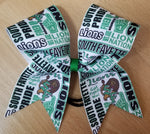 South Fayette Lions Subway Tile Custom Cheer Bow