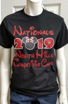 North Hills Indians Optional Nationals Glitter Black t-shirt