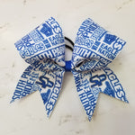 South Park Eagles Subway Tile Custom Cheer Bow