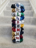 Custom School Spirit Scrunchies