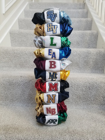 Custom School Spirit Scrunchies