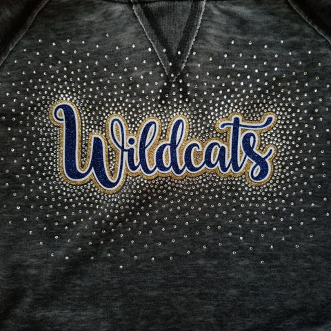 East Allegheny Wildcats Spectacular Glitter and Rhinestone Design