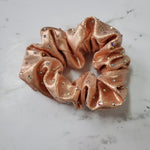 Earth Tone Colors Scrunchie with Scattered Rhinestones