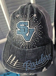 Seneca Valley Bling Logo Destructed Trucker Cap / Hat