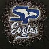 SP Logo over Eagles Design
