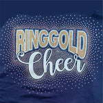 Ringgold Cheer Gold Spectacular Glitter and Rhinestone Design