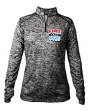 Fire & Ice Quarter Zip Long Sleeve Tee in Ladies sizes - GrandChampBows - 1