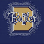 Butler Golden Tornado B Glitter & Rhinestone Design (CLICK TO CHOOSE YOUR SHIRT)