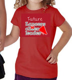 Neshannock Lancers Future Cheerleader Toddler Tee - GrandChampBows - 1