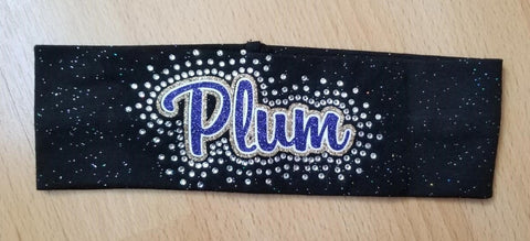 Plum Sparkle & Bling Headband
